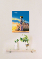 nausicaa-of-the-valley-of-the-wind-ohmu-and-nausicaa-500-piece-artboard-jigsaw-puzzle-canvas-style image number 2