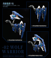 Wolf Warrior Mega Mode Crystal Envoy Ver 1/72 Scale Alloy Action Figure image number 4
