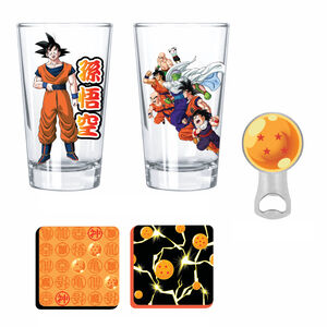Dragon Ball Z - Goku and Zetto Senshi Pint Glass Set Holiday Bundle