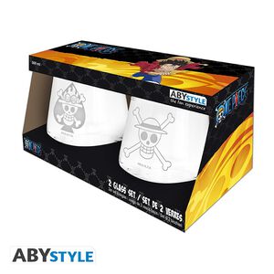 One Piece - Set of 2 Glasses - Luffy & Ace
