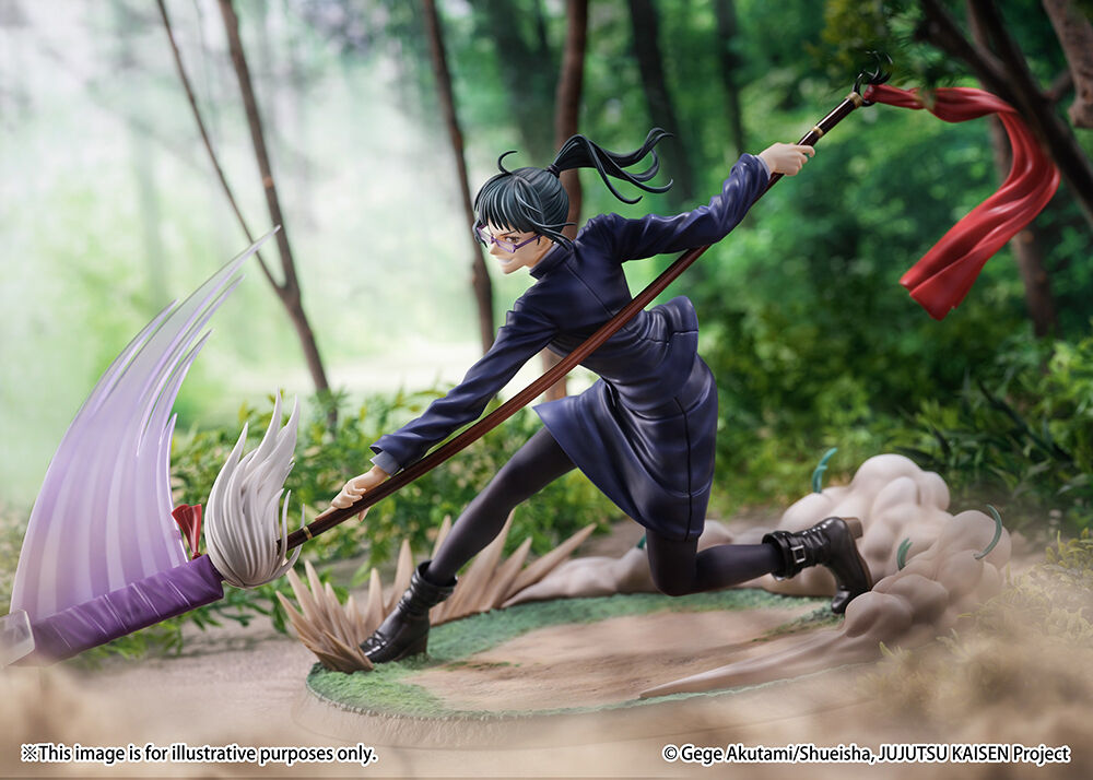 JUJUTSU KAISEN - Figurine Maki Zen'in &agrave; l'&eacute;chelle 1/7 (Shibuya Scramble Ver.) image number 12