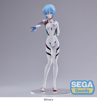 Evangelion 3.0+1.0 Thrice Upon a Time - Rei Ayanami SPM Prize Figure (Hand Over Momentary White Ver.) image number 1