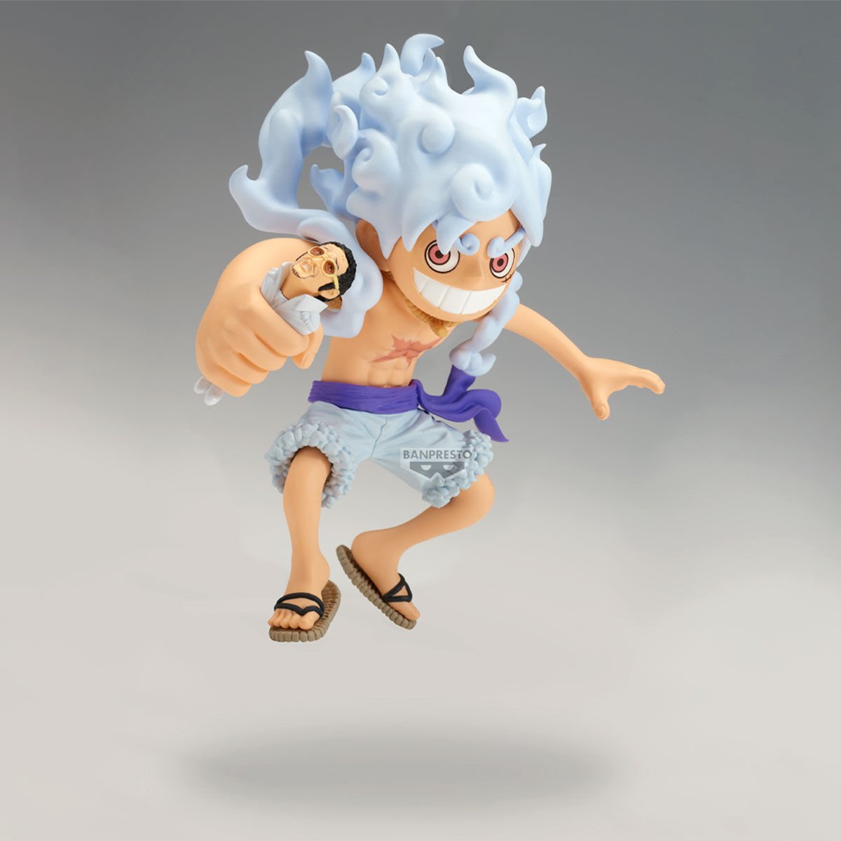 one-piece-monkey-d-luffy-vs-borsalino-mega-world-collectable-prize-figure-gear-5th-ver image number 1