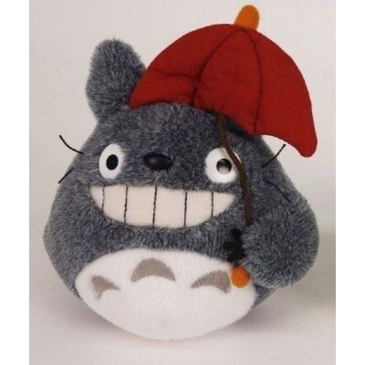 MY NEIGHBOR TOTORO - Totoro Red Umbrella - Plush 15cm image number 1