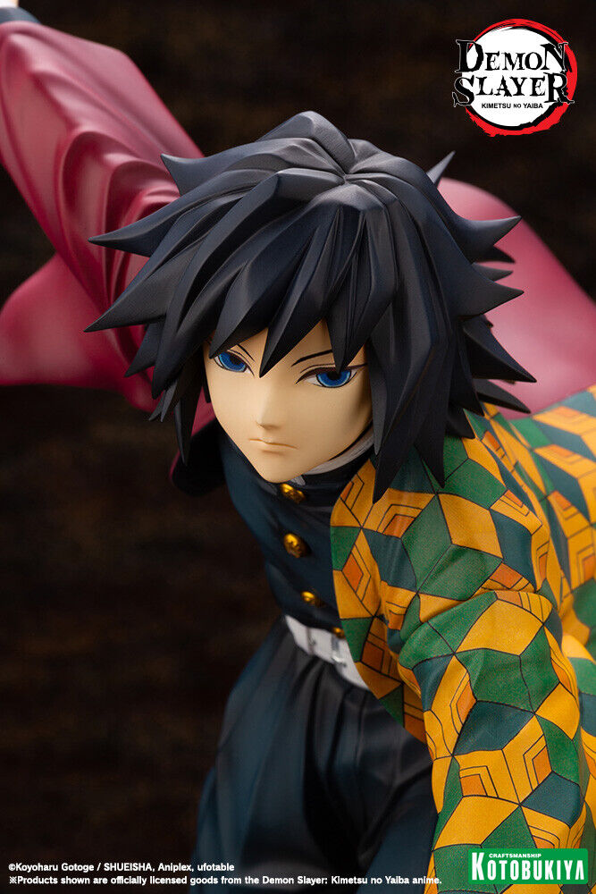 demon-slayer-kimetsu-no-yaiba-giyu-tomioka-18-scale-artfx-j-figure-rerun image number 9