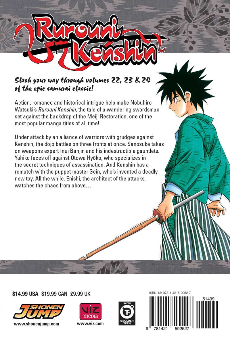 Rurouni Kenshin 3-in-1 Edition Manga Volume 8 image number 1