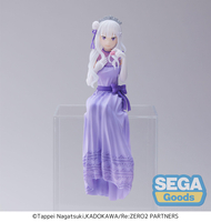 Emilia Dressed-Up Party Perching Ver Re:ZERO Lost in Memories PM Prize Figure image number 0