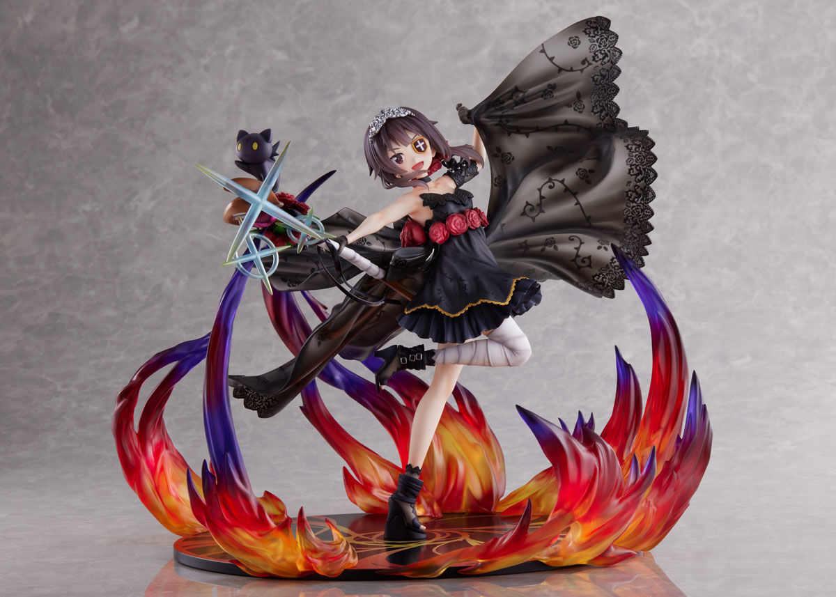 KONOSUBA -God's blessing on this wonderful world! - Megumin 1/7 Scale Figure (Black Rose Dress Ver.)