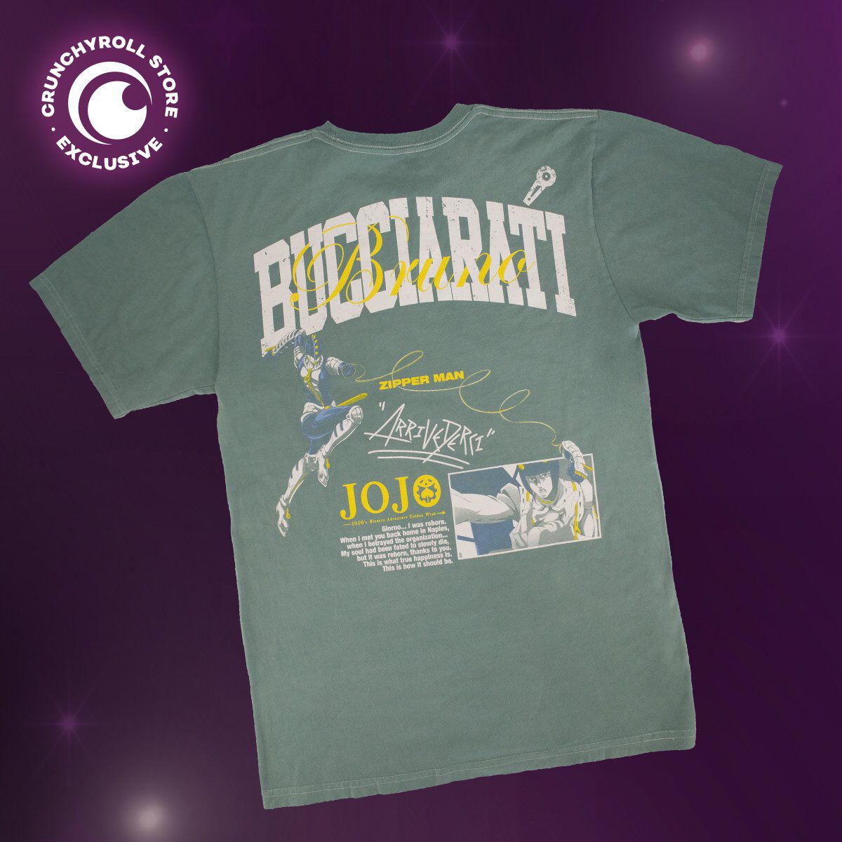 JoJo's Bizarre Adventure - Golden Wind Bruno Bucciarati T-Shirt - CR Exclusive