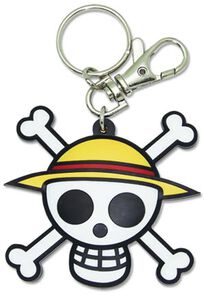 One Piece - Straw Hat Pirates Jolly Roger PVC Keychain