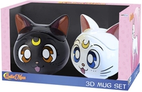Luna & Artemis 3D Mug Sailor Moon Gift Set image number 0