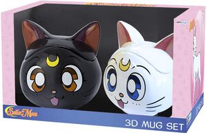Luna & Artemis 3D Mug Sailor Moon Gift Set