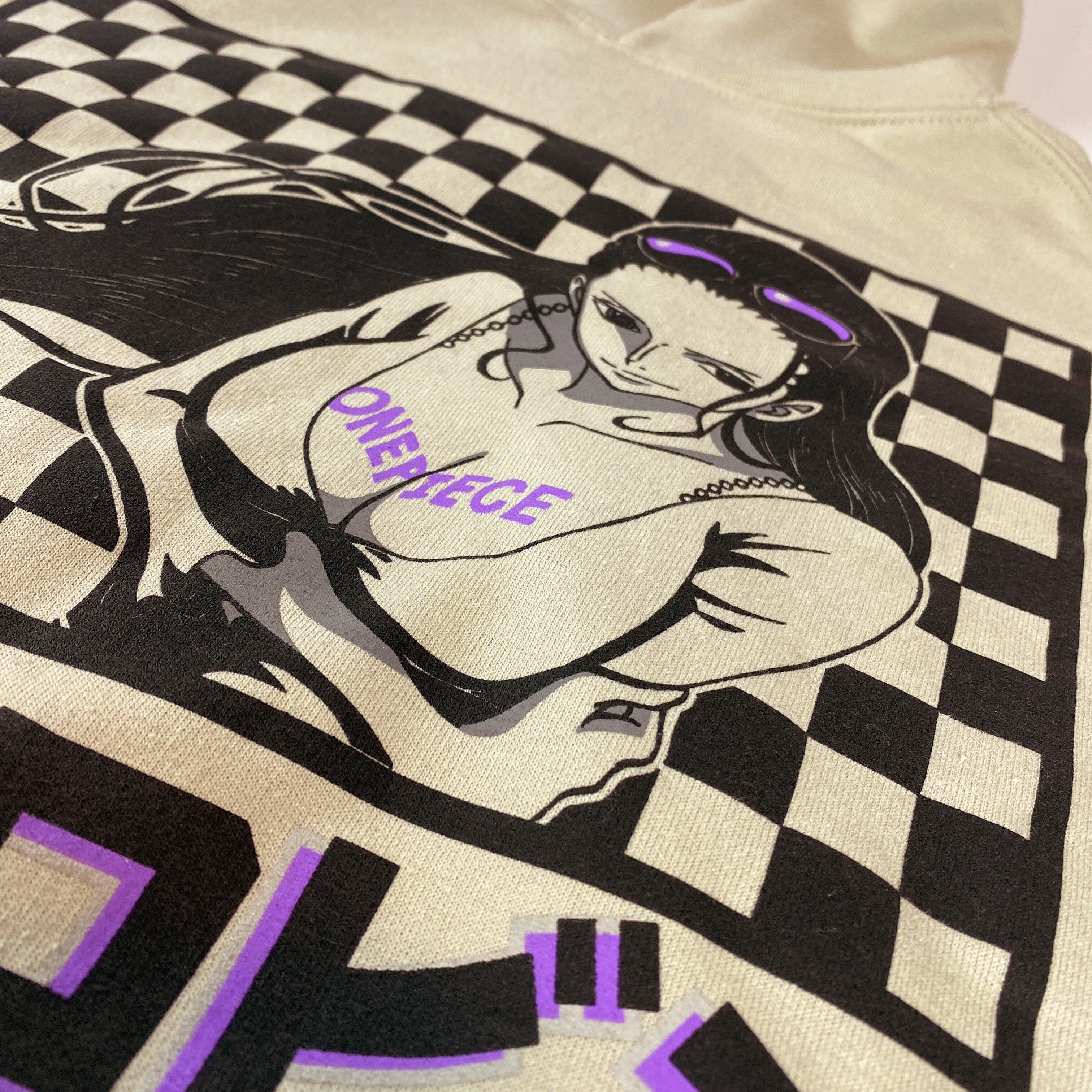 One Piece - Nico Robin Checker Hoodie - Crunchyroll Exclusive