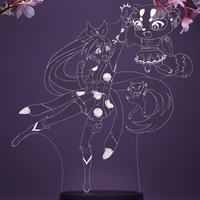 Hime and Ritsu Otaku Lamp - Crunchyroll Exclusive! image number 0