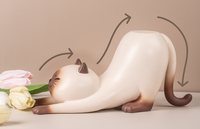 shitaukenoneko-siamese-cat-figure image number 1