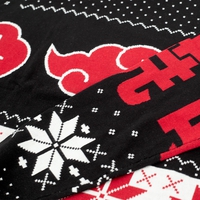 Naruto Shippuden - Akatsuki Fair Isle Holiday Sweater - Crunchyroll Exclusive! image number 3