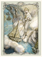 Makura Kurama Illustration Card Book: Peculiar Antique Dreamworld Art Book (Hardcover) image number 2