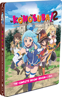 Konosuba Season 2 + OVA Steelbook Blu-ray image number 0