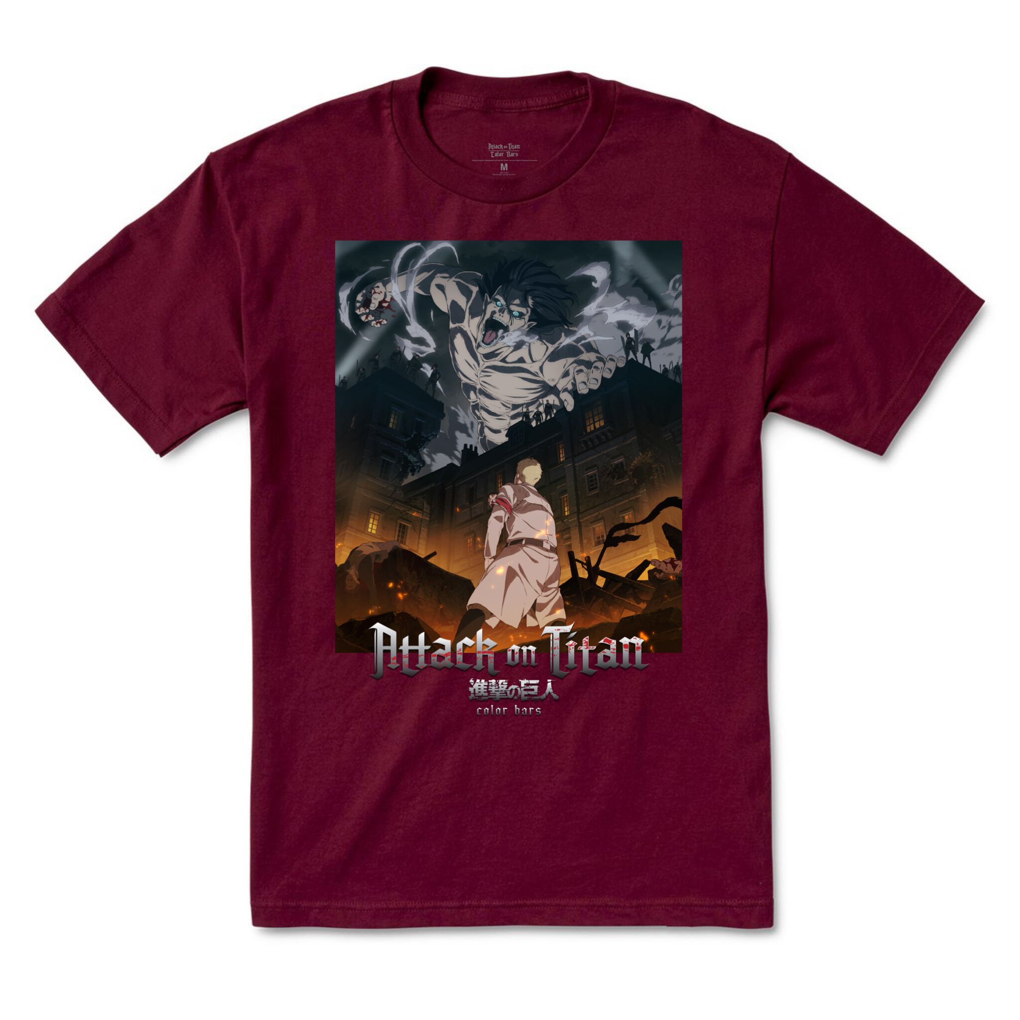 Attack on Titan x Color Bars - Destroy T-Shirt