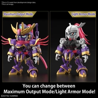 Gundam Build Metaverse - Gundam Cross Silhouette F-Kunoichi Kai SD Model Kit image number 3