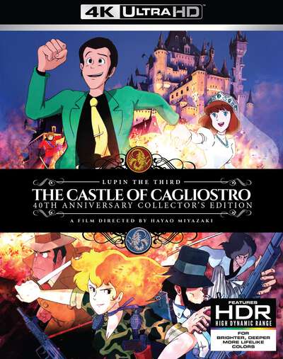 Lupin The 3rd The Castle of Cagliostro Collectors Edition 4K Ultra HD Blu-ray