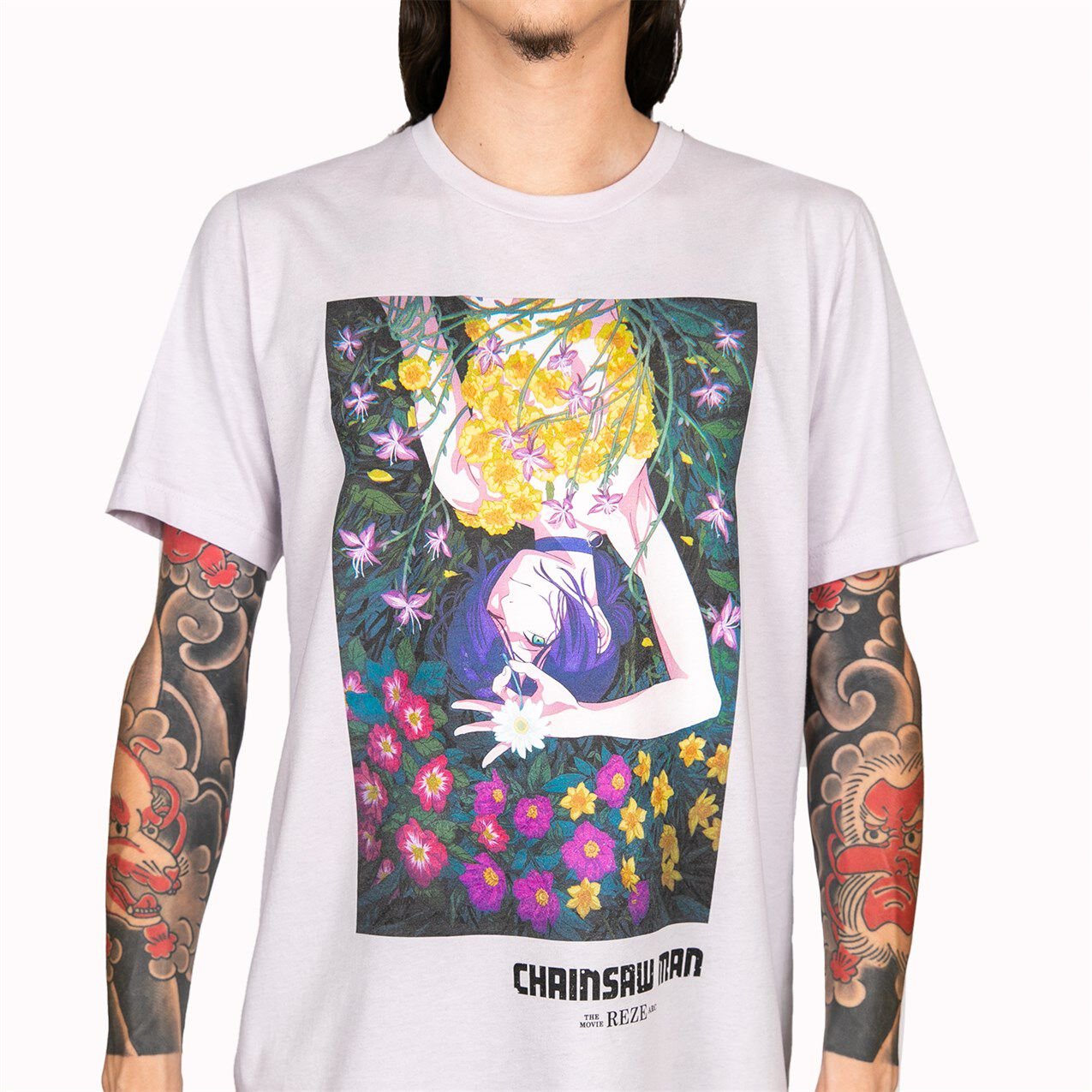 Chainsaw Man - The Movie: Reze Arc - Reze Movie Poster T-shirt  - Crunchyroll Exclusive image number 6