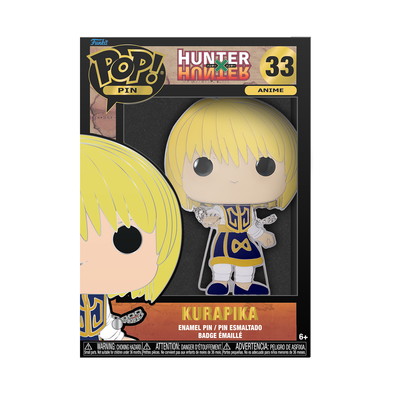 Hunter x Hunter - Kurapika Funko Pop! Pin