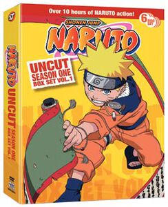Naruto DVD Season 1 Box Set 1 (Hyb) Uncut