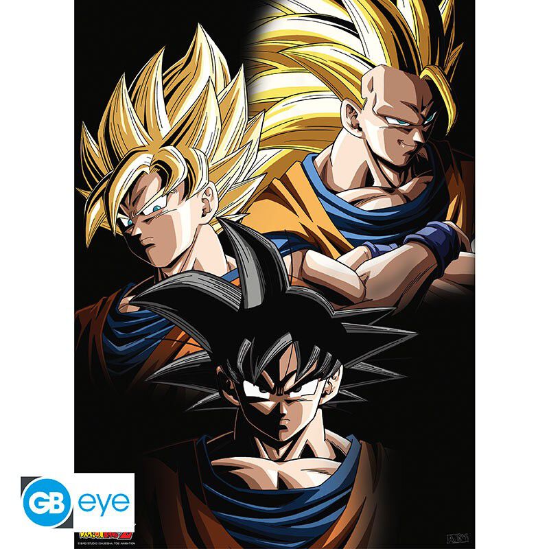 dragon-ball-poster-chibi-52x38-transformations-goku image number 0