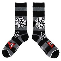 Dragon Ball Z - Symbols Crew Socks 3 Pair image number 2