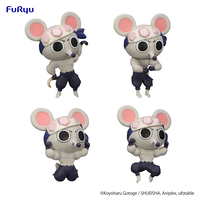 Demon Slayer: Kimetsu no Yaiba - Muki Muki Mouse Chokotto Hikkake Petit Figure 4-Piece Set image number 8
