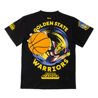 My Hero Academia - Hyperfly x MHA x NBA Golden State Warriors All Might SS T-shirt image number 1