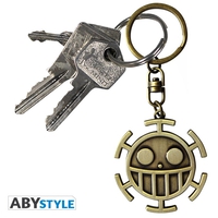 Trafalgar Law Jolly Roger One Piece Metal Keychain image number 2