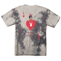 Playboy x Color Bars - Ace of Hearts Tie Dye SS T-Shirt image number 1