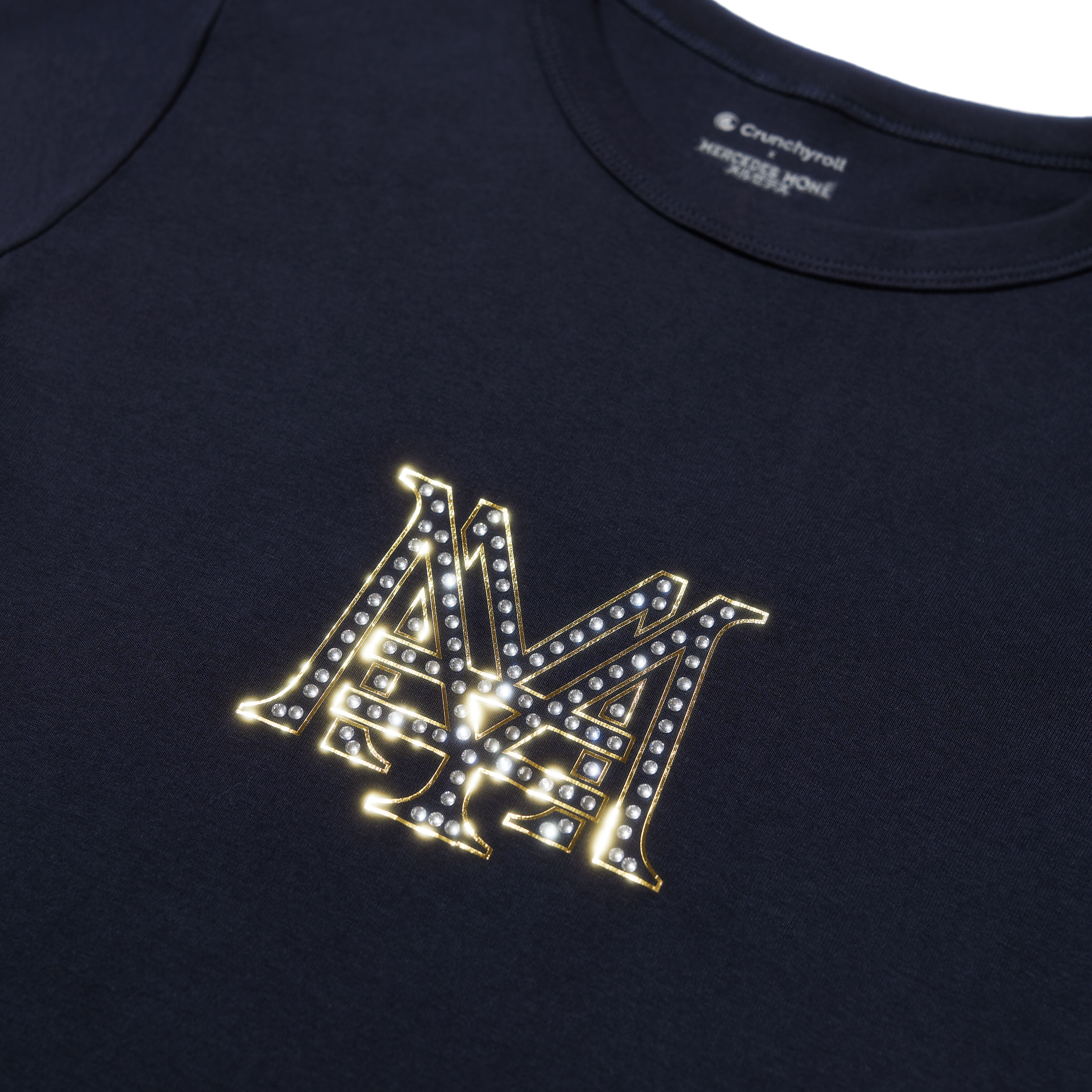 Crunchyroll x Mercedes Mon&eacute; - Yen Rhinestone T-shirt - Crunchyroll Exclusive image number 1