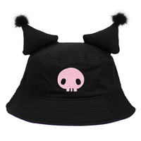 Sanrio - Kuromi Logo 3D Ears Bucket Hat image number 0