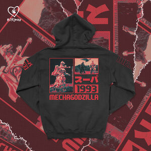 CR Loves Godzilla III - MechaGodzilla Hoodie