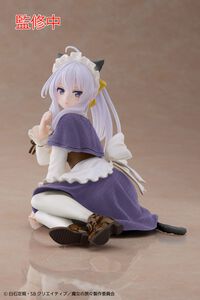Wandering Witch: The Journey of Elaina - Elaina Desktop Cute Prize Figure (Renewal Edition Cat Maid Ver.)