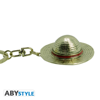 Luffys Straw Hat One Piece 3D Keychain image number 3