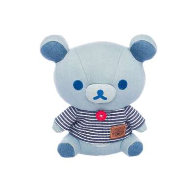 Rilakkuma - Korilakkuma 8 Inch Denim Plush
