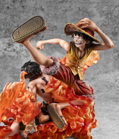 one-piece-luffy-ace-portraitofpirates-neo-maximum-figure-set-bond-between-brothers-20th-limited-ver image number 6