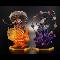 Naruto Shippuden - Naruto Uzumaki Wind God & Sasuke Uchiha Thunder God Precious G.E.M. Series Figure Set image number 2