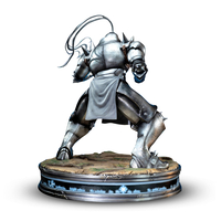 Fullmetal Alchemist: Brotherhood - Alphonse Elric Statue (Silver Variant) image number 1
