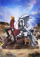 Fullmetal Alchemist Brotherhood - Edward Elric & Alphonse Elric Figure Set (Brothers Ver.) image number 8