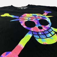 One Piece - Rainbow Dye Jolly Roger Long Sleeve - Crunchyroll Exclusive! image number 1
