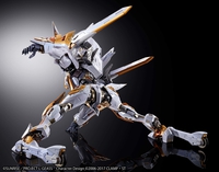 code-geass-lelouch-of-the-rebellion-r2-lancelot-albion-metal-build-dragon-scale-action-figure image number 1