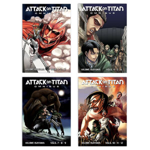 Attack on Titan Manga Omnibus (1-4) Bundle