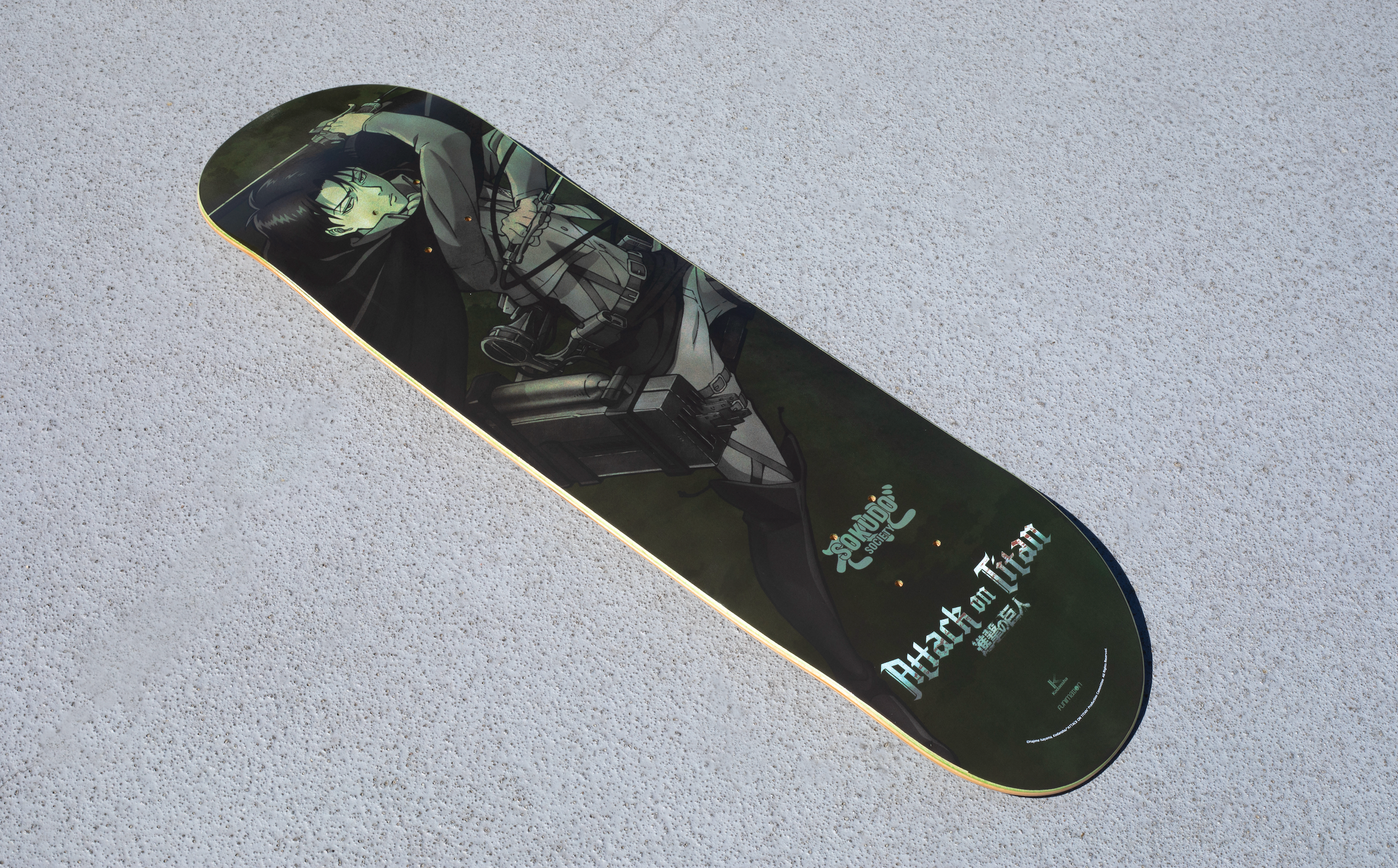Attack on Titan - Levi Vintage Skate Deck