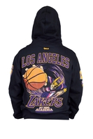 My Hero Academia x Hyperfly x NBA - Los Angeles Lakers All Might Hoodie image number 5