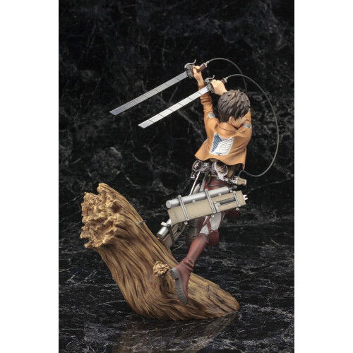 Figurine en PVC Attaque des Titans ARTFXJ 1/8 Eren Yeager Version Renouvel&eacute;e 26 cm image number 6